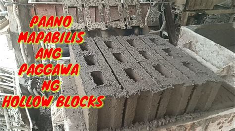 hollow blocks in tagalog|PAANO GAWIN ANG HOLLOW BLOCK .